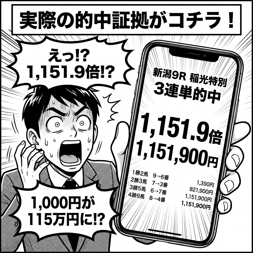 115万円的中の証拠